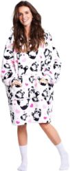 Cozy Noxxiez mikinová deka pro teenagery a dospělé - Panda - Oblečení Cozy Noxxiez mikinová deka pro teenagery a dospělé - Panda