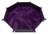Dice tray - Dragon Skin Edition- Osmihran - Fialový Dice tray - Dragon Skin Edition- Osmihran - Fialový