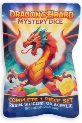 Sada 7 RPG kostek: Mystery Pouch - Dragon´s Hoard - Společenské hry Sada 7 RPG kostek: Mystery Pouch - Dragon´s Hoard