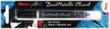 Pentel Dual Metallic Brush štětečkový popisovač - černý - Štětce Pentel Dual Metallic Brush štětečkový popisovač - černý