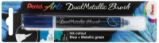 Pentel Dual Metallic Brush štětečkový popisovač - modrý - Zvýrazňovače a popisovače do školy Pentel Dual Metallic Brush štětečkový popisovač - modrý