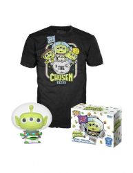 Funko POP & Tee: Pixar- Alien As Buzz GITD (svítící ve tmě) - velikost M - FUNKO POP figurky Funko POP & Tee: Pixar- Alien As Buzz GITD (svítící ve tmě) - velikost M