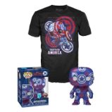 Funko POP & Tee: Marvel Patriotic Age - Captain America (velikost trička L) - FUNKO POP figurky Funko POP & Tee: Marvel Patriotic Age - Captain America (velikost trička L)