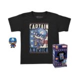 Funko pocket POP & Tee: Marvel - Captain America (velikost XL) Funko pocket POP & Tee: Marvel - Captain America (velikost XL)
