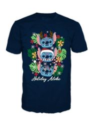 Funko Pop! Tee: Stitch/Holiday Stitch L - FUNKO POP figurky Funko Pop! Tee: Stitch/Holiday Stitch L