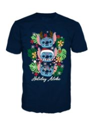 Funko Pop! Tee: Stitch/Holiday Stitch L Funko Pop! Tee: Stitch/Holiday Stitch L
