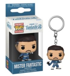 Funko POP Keychain: Fantastic Four: First Steps - Mister Fantastic - FUNKO POP figurky Funko POP Keychain: Fantastic Four: First Steps - Mister Fantastic