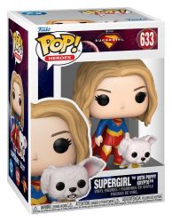 Funko POP Heroes: Supergirl - Supergirl with Puppy Krypto #633