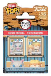 Funko Bitty POP: Demon Slayer - Inosuke Hashibira & Zenitsu Agatsuma 2-pack - FUNKO POP figurky Funko Bitty POP: Demon Slayer - Inosuke Hashibira & Zenitsu Agatsuma 2-pack