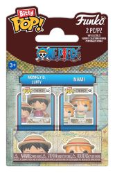 Funko Bitty POP: One Piece - Monkey D. Luffy & Nami 2-Pack Funko Bitty POP: One Piece - Monkey D. Luffy & Nami 2-Pack