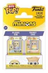 Funko Bitty POP: Minions - Pajama Bob & Tourist Dave 2-Pack