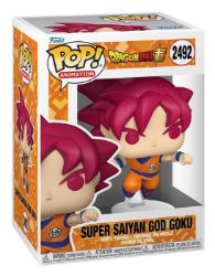 Funko POP Animation: Dragon Ball Super - Super Saiyan God Goku #2492 - FUNKO POP figurky Funko POP Animation: Dragon Ball Super - Super Saiyan God Goku #2492