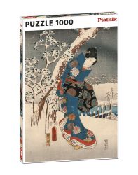 Puzzle Hiroshige: Tale of Genji 1000 dílků - Puzzle Puzzle Tale of Genji - Hiroshige 1000 dílků