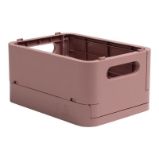 Smart case - skládací úložný box, recyklovaný PP, MINI, strarorůžový