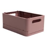 Smart case - skládací úložný box, recyklovaný PP, MIDI, strarorůžový