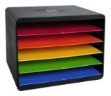 Třídící box A4 horizontální Plus/5 přih - Archivace, boxy a pořadače Třídící box A4 horizontální Plus/5 přih
