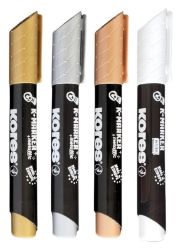 Kores kreativní popisovač K-Marker Creative set 4 ks, 3 metalické barvy + 1 bílá
