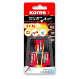 Kores Power Glue Gel 3 x 1 g - Lepidla a lepicí pásky Kores Power Glue Gel 3 x 1 g