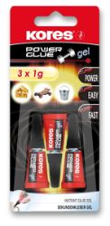 Kores Power Glue Gel 3 x 1 g - Lepidla a lepicí pásky Kores Power Glue Gel 3 x 1 g
