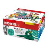 Lehká modelovací hmota Kores Magik Clay LOLLIPOPZ - 4 x 40 g - Modelování Lehká modelovací hmota Kores Magik Clay LOLLIPOPZ, 4 barvy po 40 g