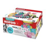 Lehká modelovací hmota Kores Magik Clay LOLLIPOPZ Pastel - 4 x 40 g Lehká modelovací hmota Kores Magik Clay LOLLIPOPZ Pastel - 4 x 40 g
