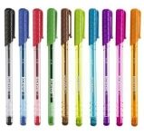 Kores Kuličkové pero K1 Pen Super Slide 1 mm - sada 10 barev(modrá, černá, červená, zelená - Kuličková pera Kores Kuličkové pero K1 Pen Super Slide 1 mm - sada 10 barev(modrá, černá, červená, zelená, tyrkysová, světle zelená, fialová, růžová, oranžová, hnědá)