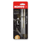 Kores kuličkové gelové pero K11 Pen Metallic, šíře M-1 mm - zlatá a stříbrná - Gelová pera do školy Kores kuličkové gelové pero K11 Pen Metallic, šíře M-1 mm - zlatá a stříbrná
