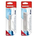 Náhradní čepel pro odlamovací nůž 18 mm (10 čepelí v plastovém pouzdru) Náhradní čepel pro odlamovací nůž 18 mm (10 čepelí v plastovém pouzdru)