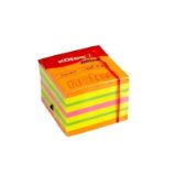 Kores Neonové bločky CUBO Summer 400 lístků 50x50mm, mix barev - Bloky a zápisníky do školy Kores Neonové bločky CUBO Summer 400 lístků 50x50mm, mix barev