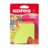 Kores Neonové bločky 70x70mm ARROW tvar šipky, mix 5 barev - Bloky a zápisníky do školy Kores Neonové bločky 70x70mm ARROW tvar šipky, mix 5 barev