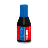 Razítkovací barva Kores - 28 ml modrá