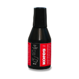 Razítkovací barva Kores - 28 ml černá - Kreativní sady a materiály Razítkovací barva Kores - 28 ml černá