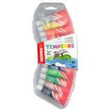 Kores TEMPERAS - tempery v tubě 12ml x 12 barev - Psací potřeby Kores TEMPERAS - tempery v tubě 12ml x 12 barev