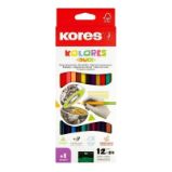 Trojhranné oboustranné pastelky 3mm, s o Trojhranné oboustranné pastelky 3mm, s o