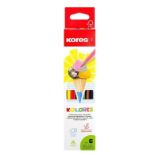 Trojhranné pastelky, 3mm, s ořezávátkem Trojhranné pastelky, 3mm, s ořezávátkem
