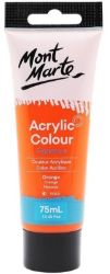 Mont Marte Akrylová barva 75ml - oranžová (Orange), tuba - Barvy a tuše Mont Marte Akrylová barva 75ml - oranžová (Orange), tuba