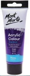 Mont Marte Akrylová barva 75ml - fialová (Purple), tuba - Barvy a tuše Mont Marte Akrylová barva 75ml - fialová (Purple), tuba