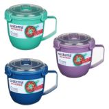 Sistema Hrnek na polévku Microwave 900 ml mix barev - Láhve a svačinové boxy do školy Sistema Hrnek na polévku Microwave 900 ml mix barev