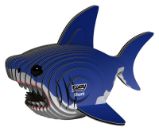 EUGY 3D kartonová skládačka - Žralok - 3D a 4D puzzle EUGY 3D kartonová skládačka - Žralok