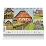Chaty a chalupy 2026 - stolní kalendář Chaty a chalupy 2026 - stolní kalendář
