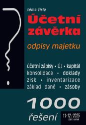 1000 řešení 11-12/2025 Účetní závěrka podnikatelů za rok 2025 1000 řešení 11-12/2025 Účetní závěrka podnikatelů za rok 2025