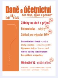 DaÚ č. 5-6/2025 - Zálohy na daň z příjmů DaÚ č. 5-6/2025 - Zálohy na daň z příjmů