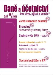 DaÚ 8-9/2026 Zaměstnanecké benefity a DPH, Branding - ekonomický nástroj firmy, Chybná výš - Martin Děrgel,Ivan Macháček - Společenské vědy DaÚ 8-9/2026 Zaměstnanecké benefity a DPH, Branding - ekonomický nástroj firmy, Chybná výš