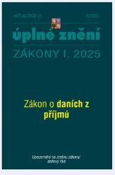Aktualizace I/2 2025 - Daně z příjmů Aktualizace I/2 2025 - Daně z příjmů