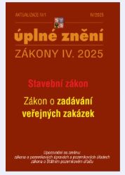 Aktualizace IV/1 2025 - Stavební zákon
