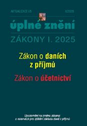 Aktualizace I/5 2025 O daních z příjmů, o účetnictví - Právnické slovníky Aktualizace I/5 2025 O daních z příjmů, o účetnictví