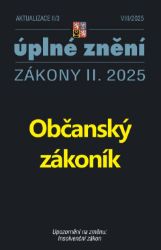 Aktualizace II/3 2025 Občanský zákoník