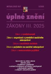 Aktualizace III/7 2025 Zákon o zaměstnanosti