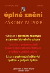 Aktualizace IV/1 2026 O poskytování některých opatření v podpoře bydlení Aktualizace IV/1 2026 O poskytování některých opatření v podpoře bydlení