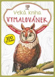 Velká kniha vymalovánek - olivová